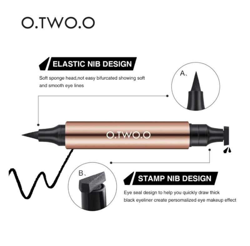 O.Two.O New Arrival Stamp Eyeliner with Sponge Head Big Eyeliner - Image 3