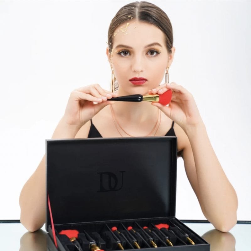Ducare The Queen ---12pcs Makeup brushes set - Image 7