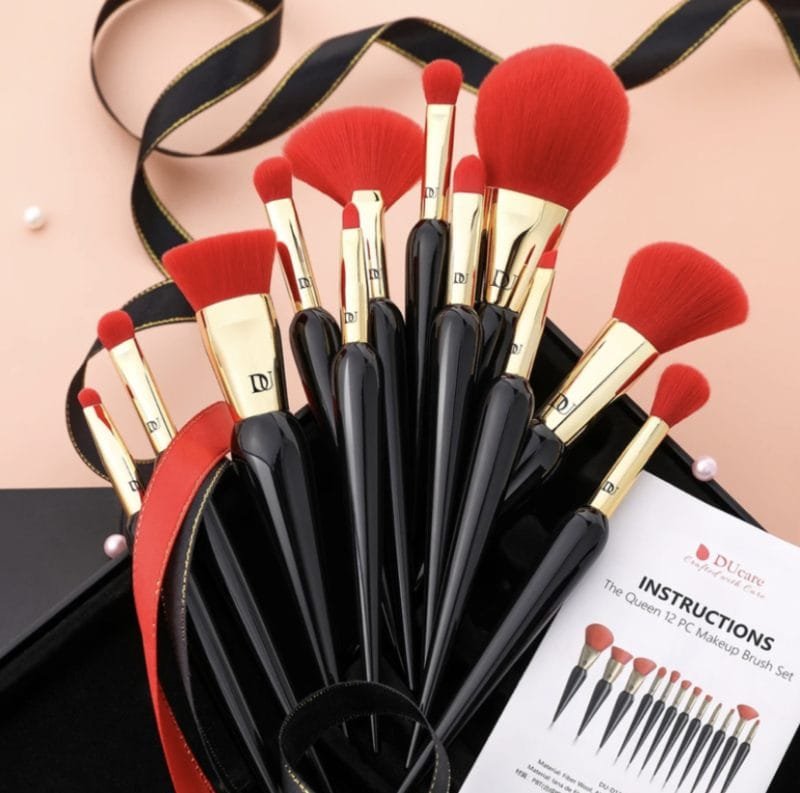 Ducare The Queen ---12pcs Makeup brushes set - Image 5