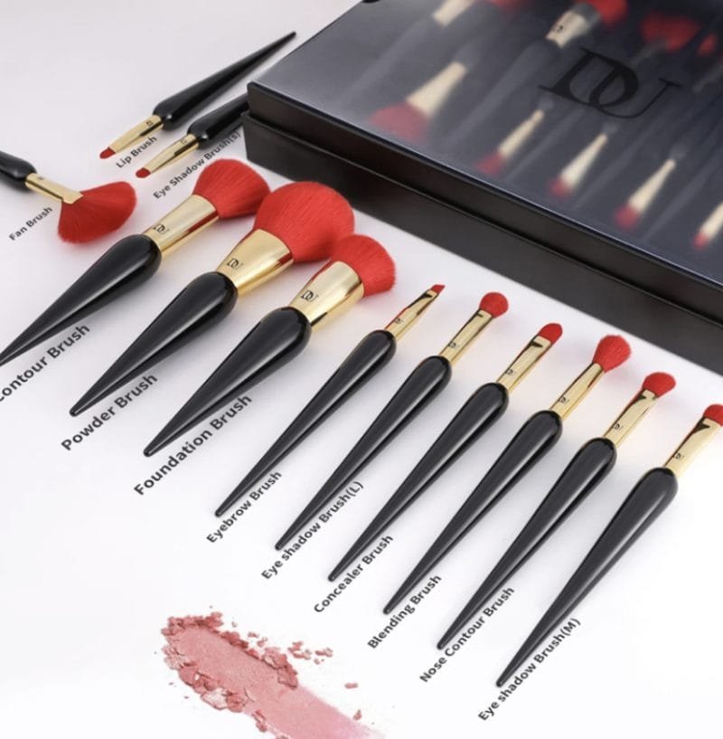 Ducare The Queen ---12pcs Makeup brushes set - Image 6