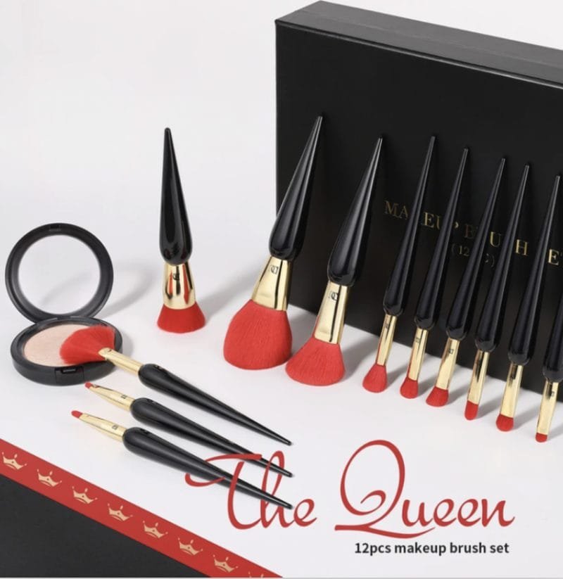 Ducare The Queen ---12pcs Makeup brushes set - Image 2