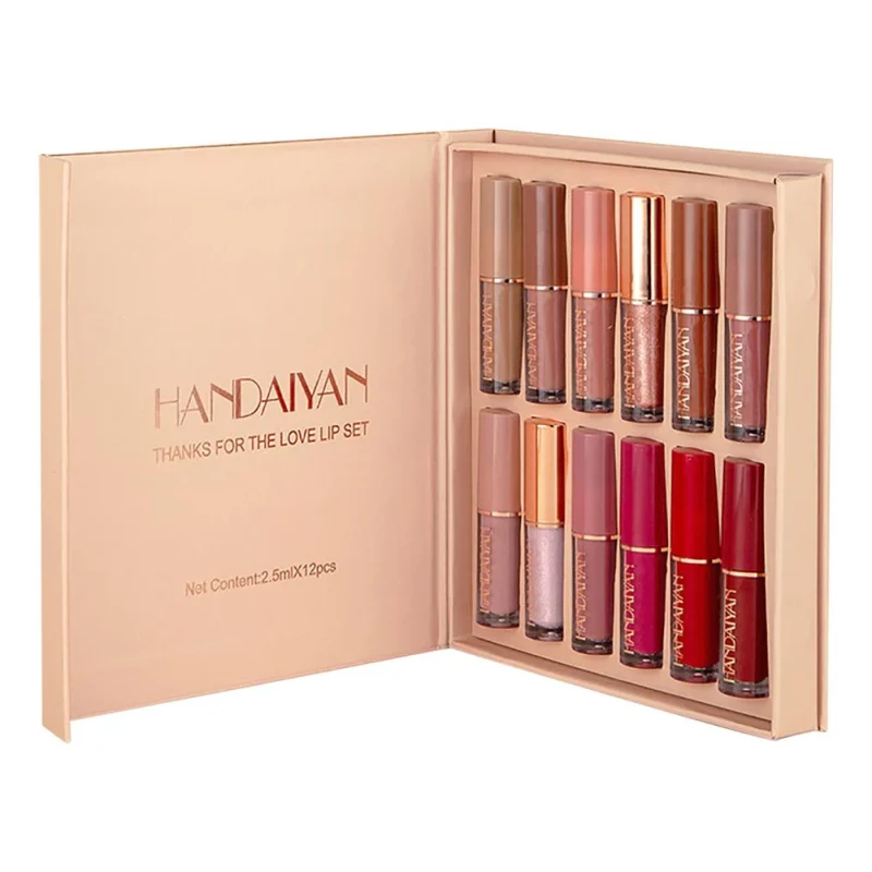 Handaiyan Liquid Lipstick - 12Pcs Set