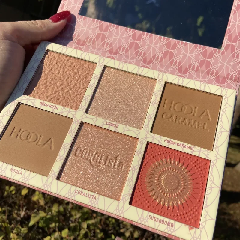 Huda Moji 6 Highlighter Palette Cheekleader Bronze Squad - Image 3