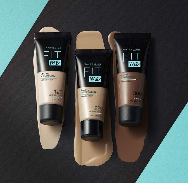 Maybelline New York Fit Me Matte and Poreless Liquid Foundation Tube 18ml