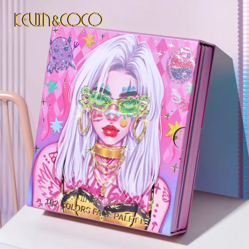 Kevin And Coco 102 Colors  Face Palette