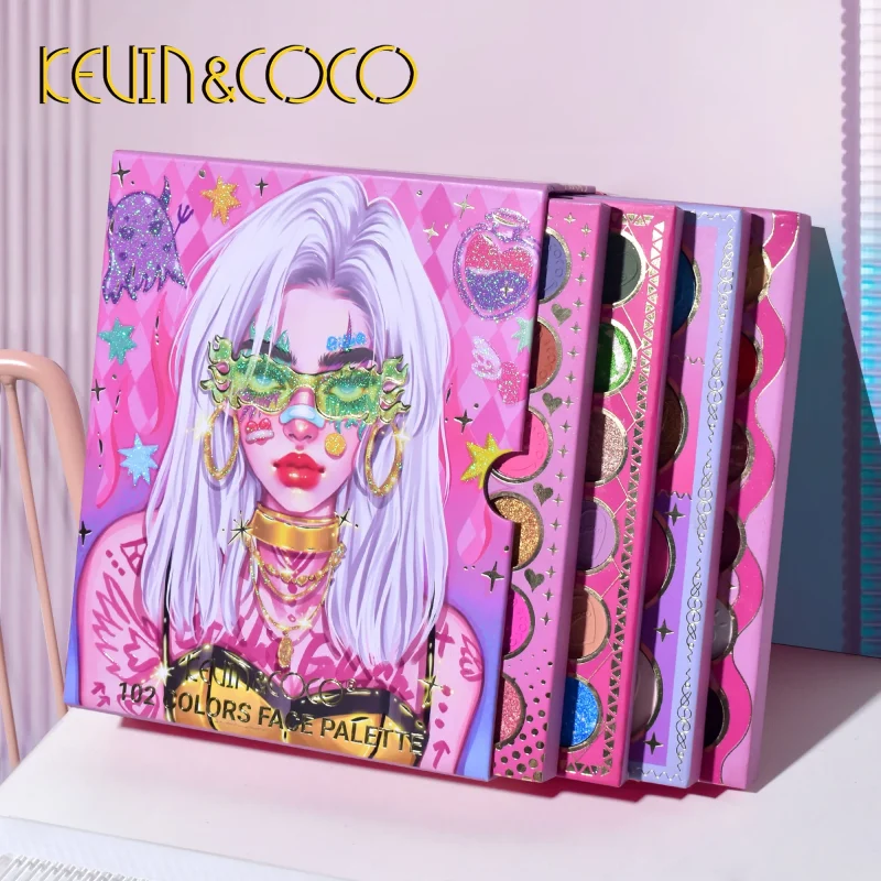 Kevin And Coco 102 Colors  Face Palette - Image 2
