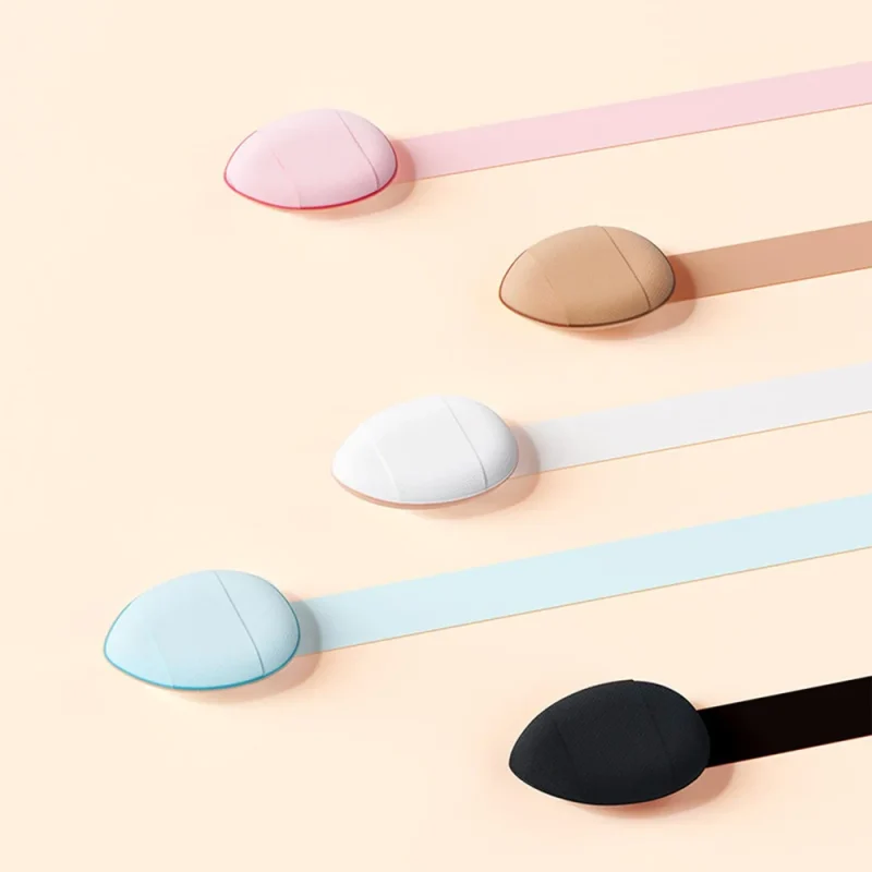 Mini Soft Cosmetic Finger Puff, Perfect for Foundation, Cream, Concealer (5 Pcs) - Image 2