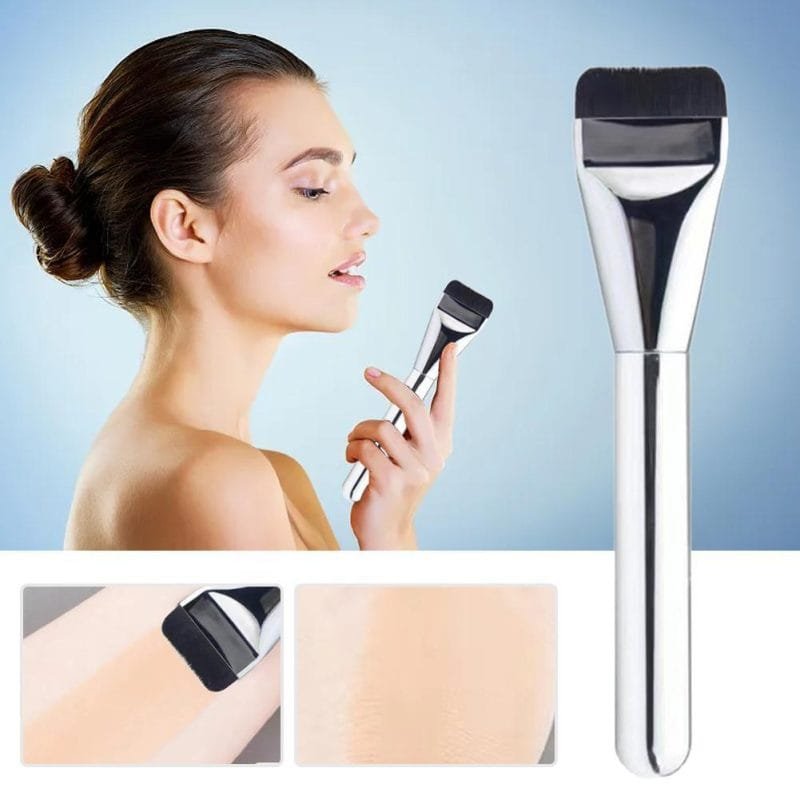 Makeup Brush Flat Foundation Brush,  Concealer Brush, Flat Contour Brush - Image 5