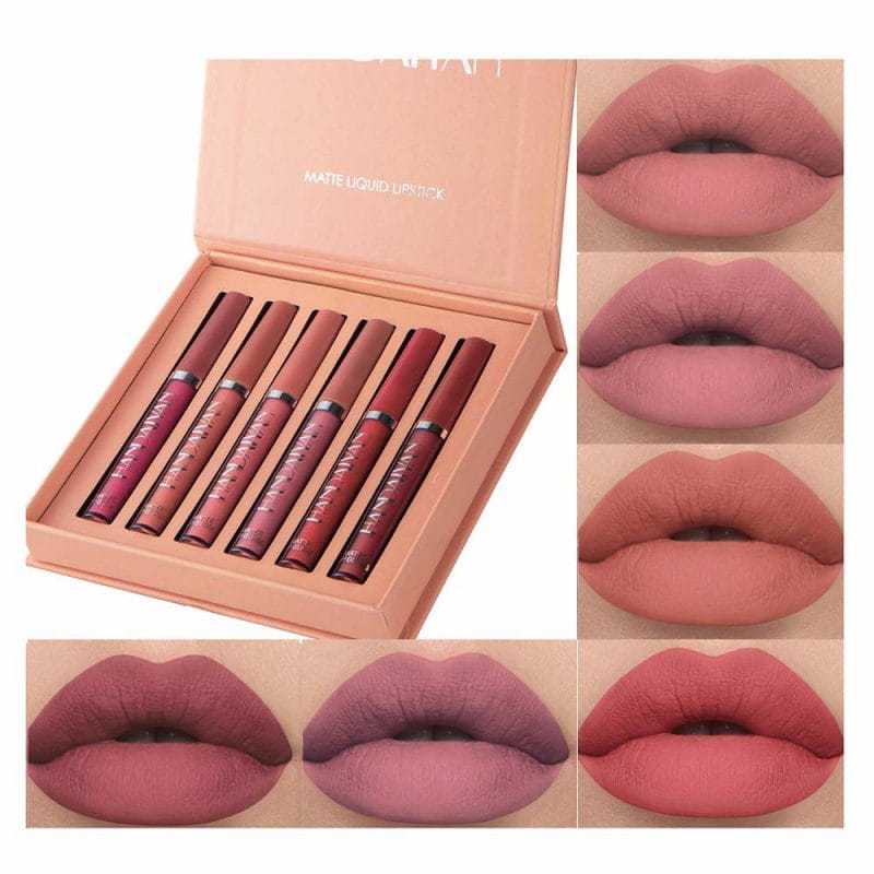 Handaiyan Matte Liquid Lipstick -6Pcs set (B)