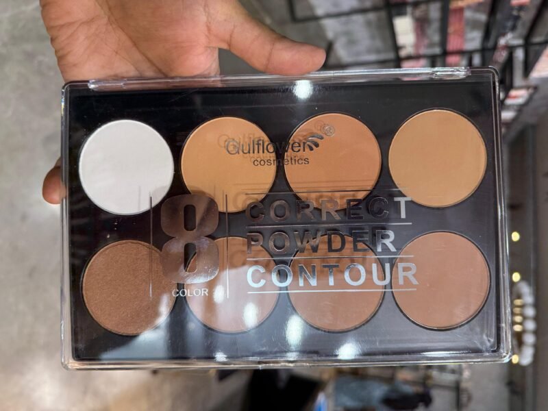 Gulflower Cosmetics Color Correct Powder Contour 8 Color palette - Image 2