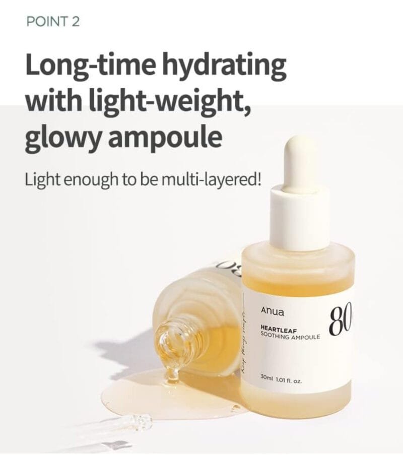 ANUA Heartleaf 80% Soothing Ampoule - Image 4