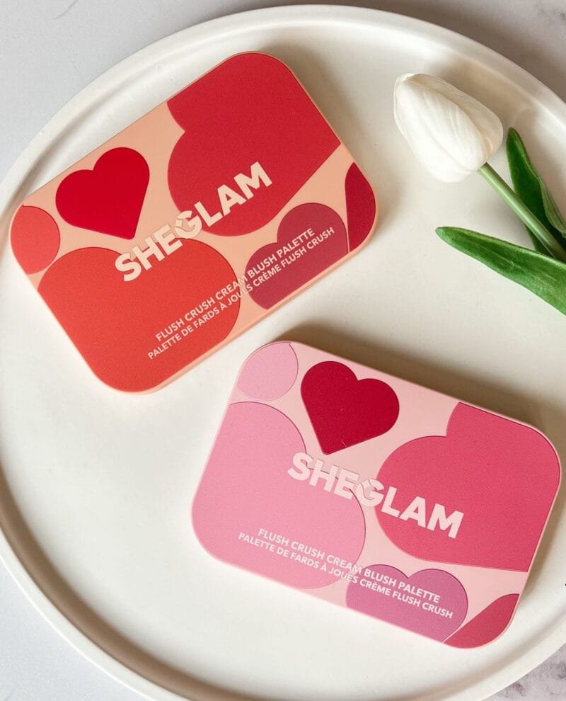 SHEGLAM Flush Crush Cream Blush Palette Blushing Bouquet