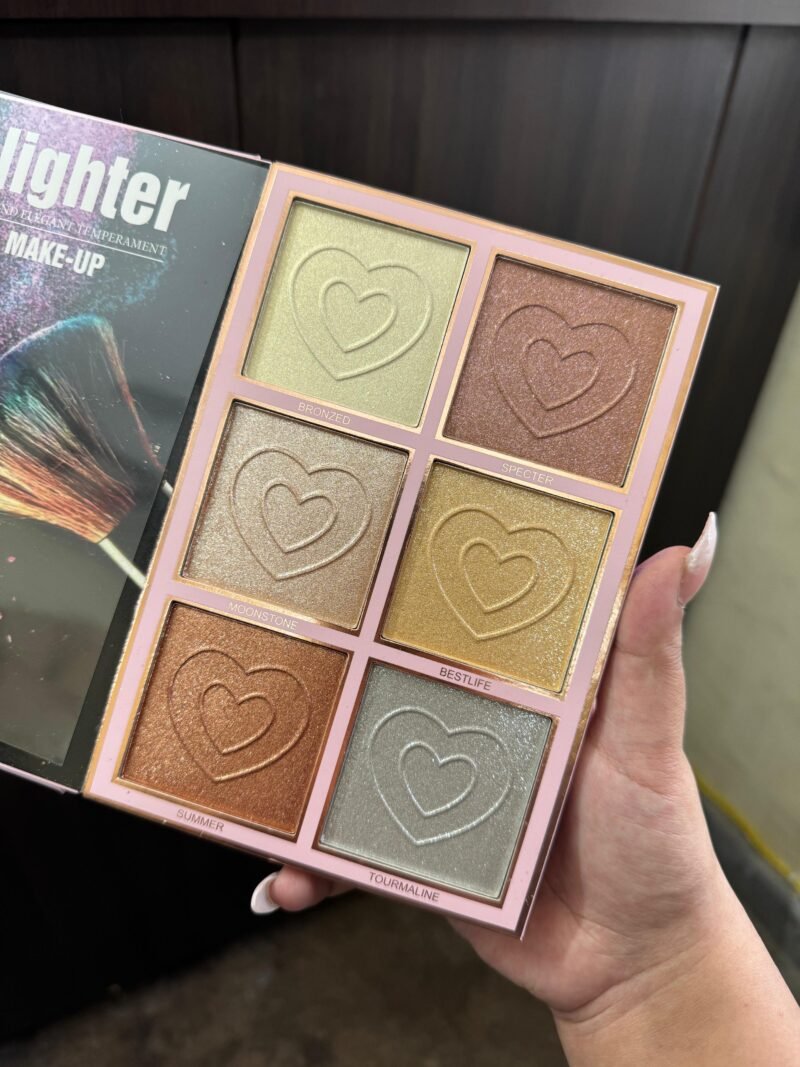 Crazy girl Makeup Book Colors Eyeshadow, Blusher, Contour, Highlighter, Eye Brow Palette Highlighter  (Multicolor) - Image 5