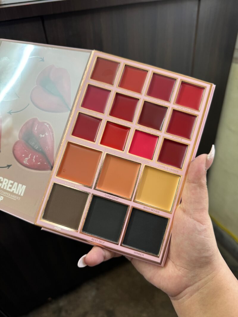 Crazy girl Makeup Book Colors Eyeshadow, Blusher, Contour, Highlighter, Eye Brow Palette Highlighter  (Multicolor) - Image 4