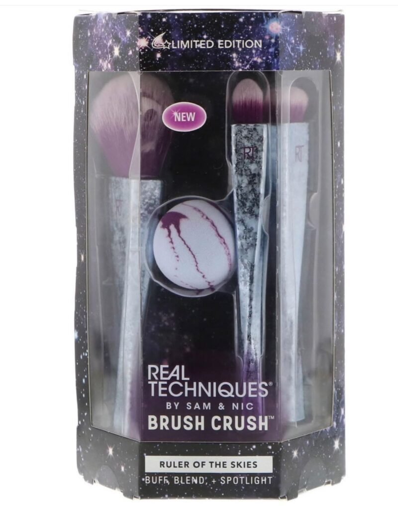 Real Techniques Brush Crush V2 Set Ruler Of The Skies