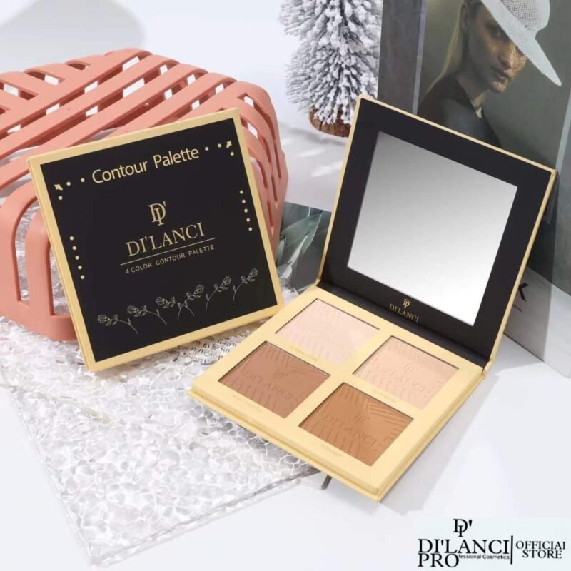 Dilanci Professional Cosmetics combo pack (Blush/Contour/highlighter palette) - Image 2