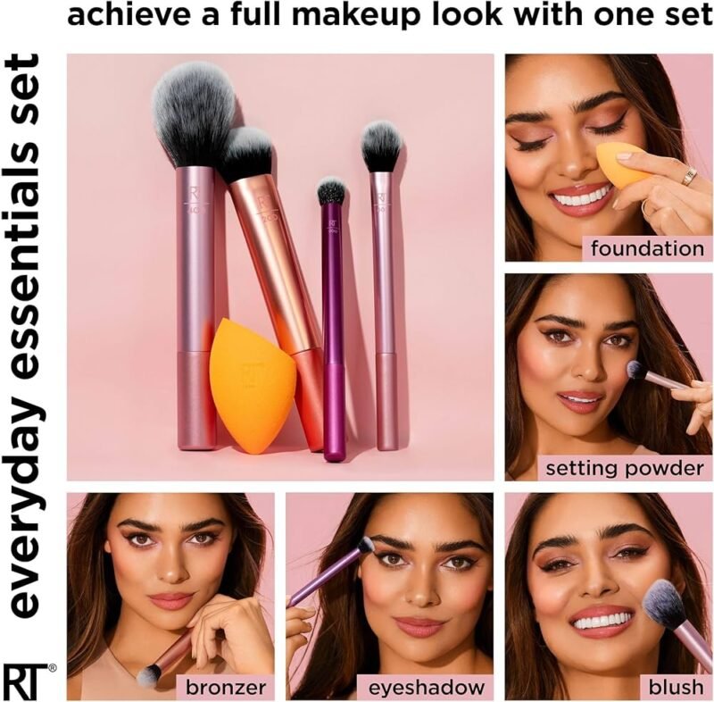 Real Techniques everyday essentials set (Pack of 5) - Image 4