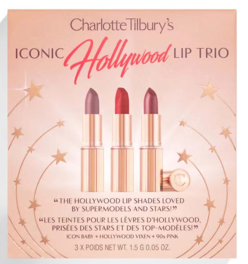 Charlotte tilbury's iconic mini lip trio kit