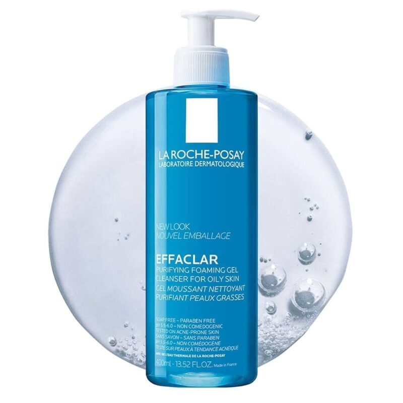 La Roche-Posay Effaclar Purifying Foaming Gel 400 Ml For Acne-Prone Skin - Image 3