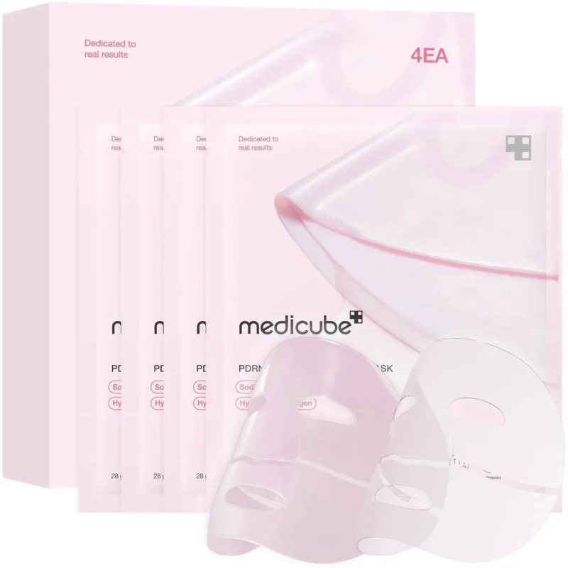 Medicube PDRN pink collagen gel mask 4 PACK