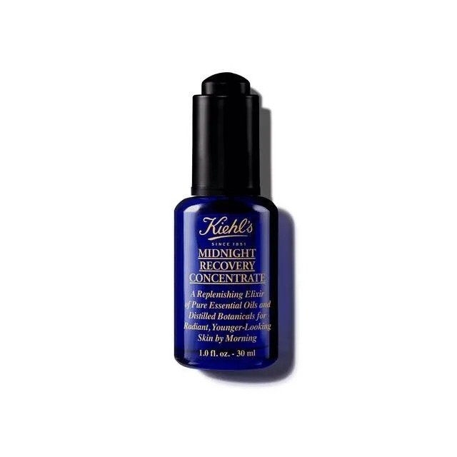 Kiehl’s Midnight Recovery Concentrate Moisturizing Face Oil - (30ml) - Image 3