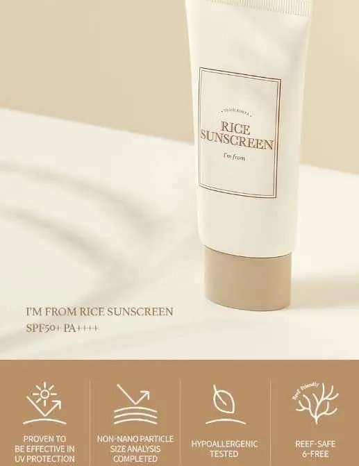 I’m From Rice Sunscreen – (50ml) - Image 5