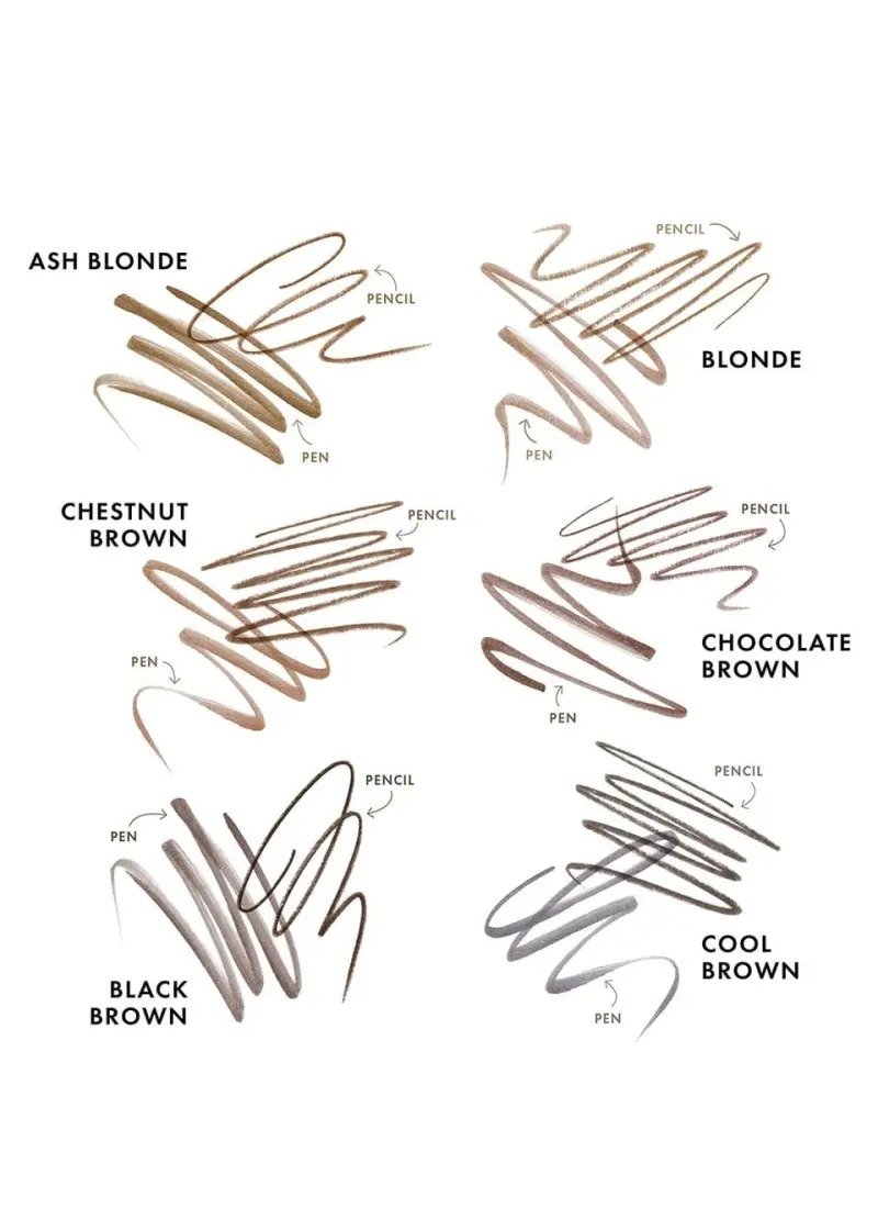 ICONIC LONDON Triple Precision Brow Definer – Chocolate Brown (0.9g) - Image 3