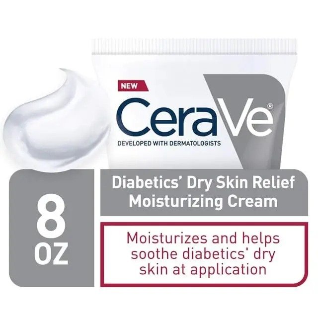 Cerave, Diabetics Dry Skin Relief Moisturizing Cream – (236ml) - Image 3