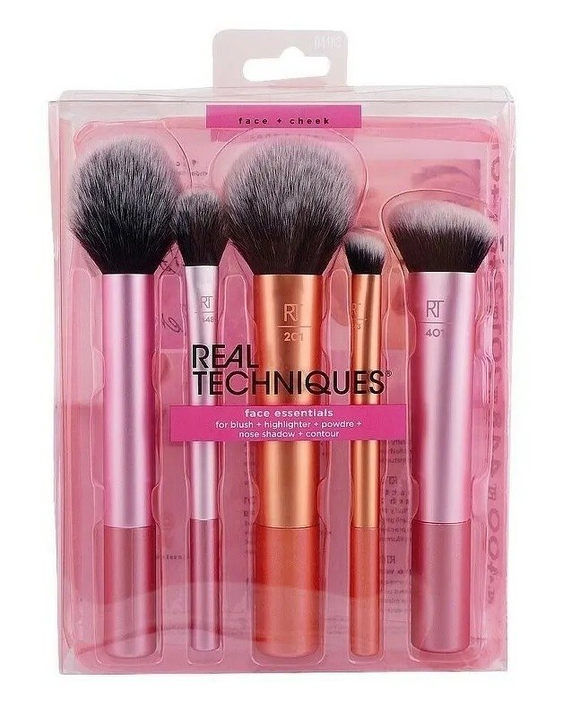 Real Techniques – Face Essentials Brush Set – (Pack Of 5)
