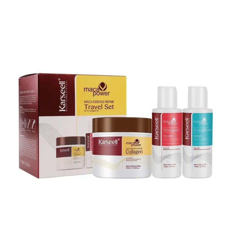 Karseell Maca Essence Repair Travel Set For Dry, Damaged Hair