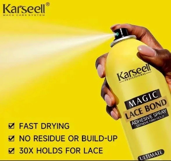 Karseell Magic Lace Bond Adhesive Spray – (80ml) - Image 4