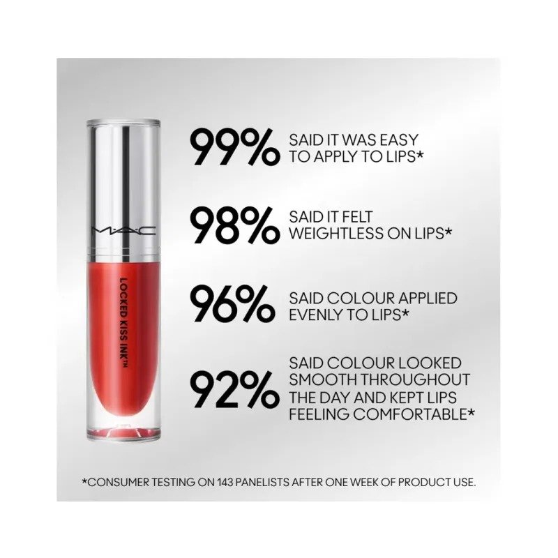 Mac Locked Kiss Ink Liquid Lipstick – (4ml) - Image 3