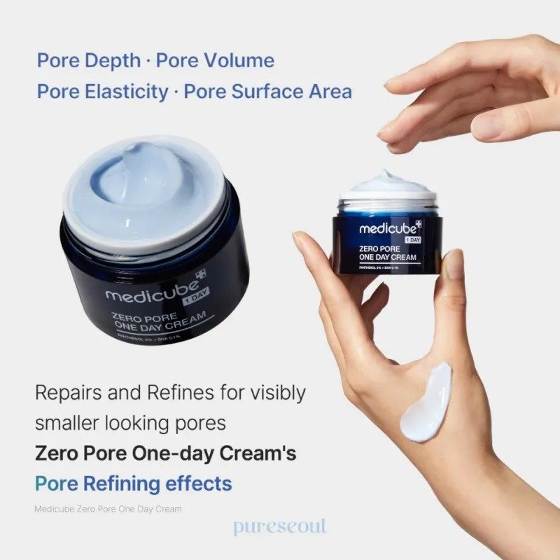 Medicube Zero pore One-Day Cream – (50ml) - Image 5