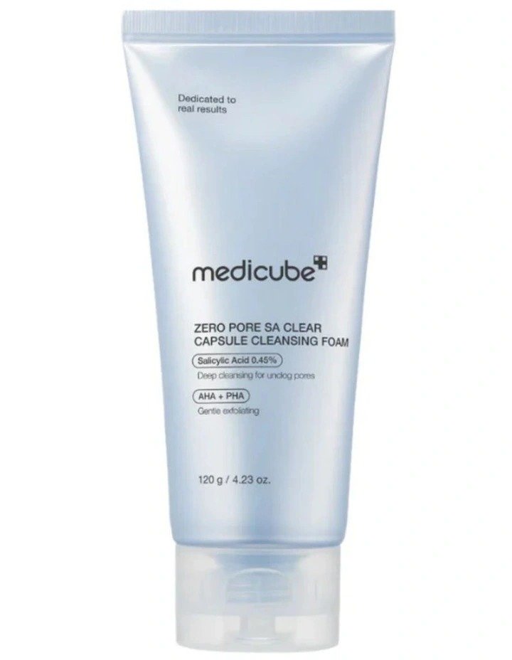 Medicube Zero Pore SA Clear Capsule Cleansing Foam – (120g)