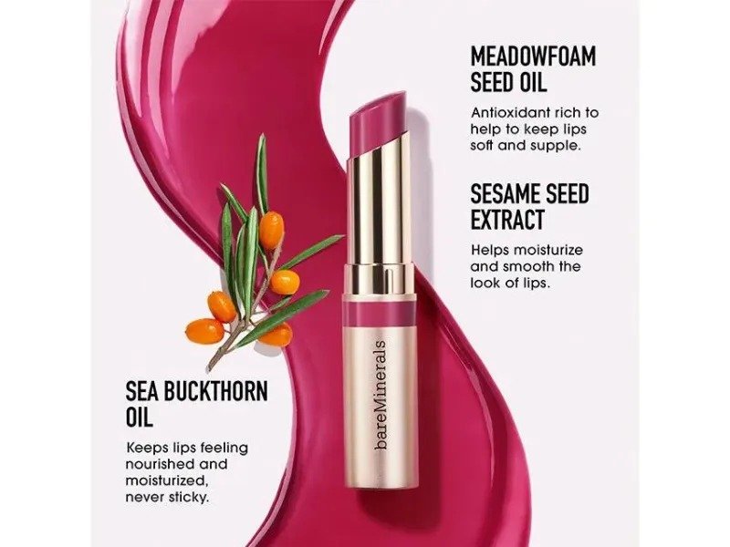 bareMinerals Dewy Lip Gloss-Balm – (Soul) - Image 4