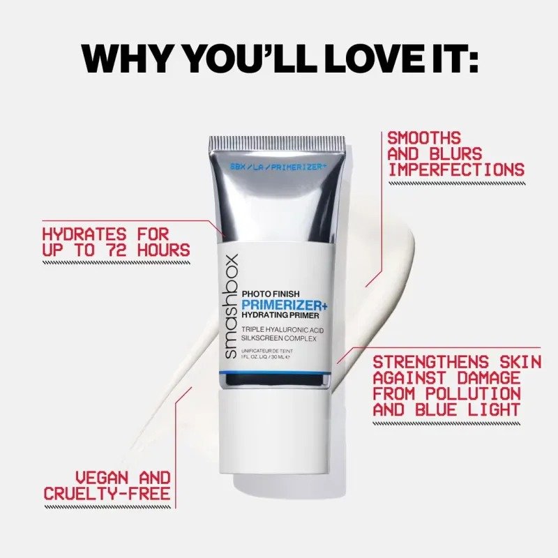 Smashbox Photo Finish Primerizer + Hydrating Primer (30ml) - Image 3