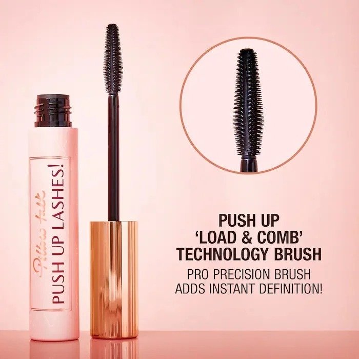 Charlotte Tilbury Pillow Talk Push Up Lashes Mascara – Super Black (Unboxed) - Image 6