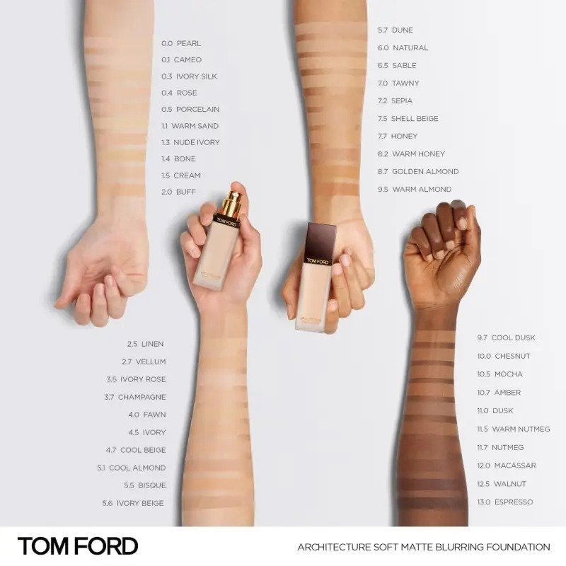 Tomford Architecture Soft Matte Blurring Foundation – (30ml) - Image 3