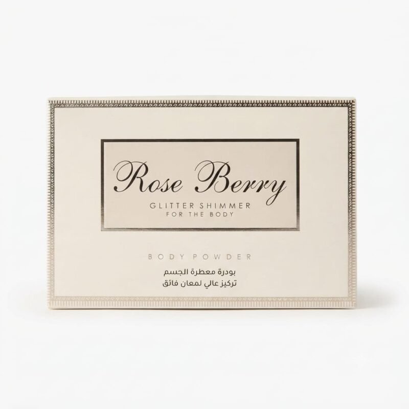 Rose Berry Glitter Shimmer Body Powder