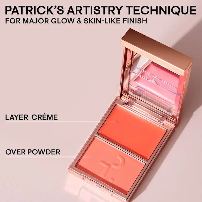 Patrick Ta Double-Take Crème & Powder Blush Duo – (5g) - Image 7