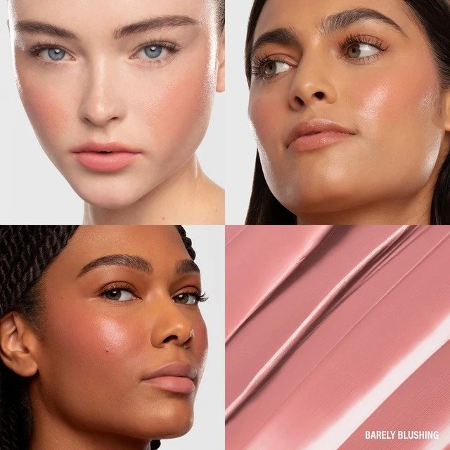 Makeup By Mario Soft Pop Plumping Cream Blush – Barely Blushing (5g) - Image 2