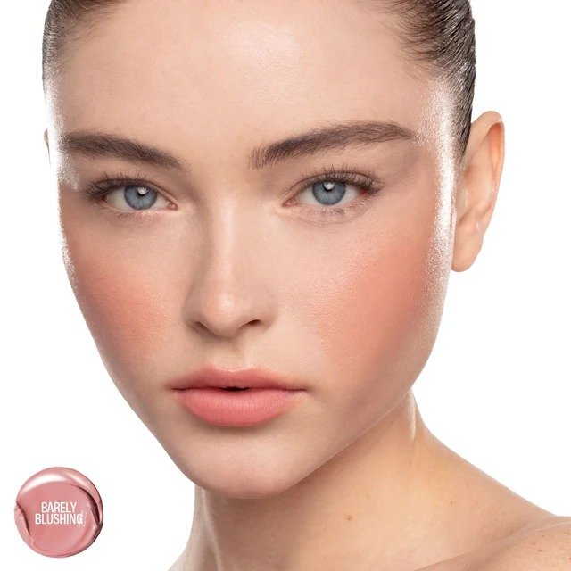 Makeup By Mario Soft Pop Plumping Cream Blush – Barely Blushing (5g) - Image 3