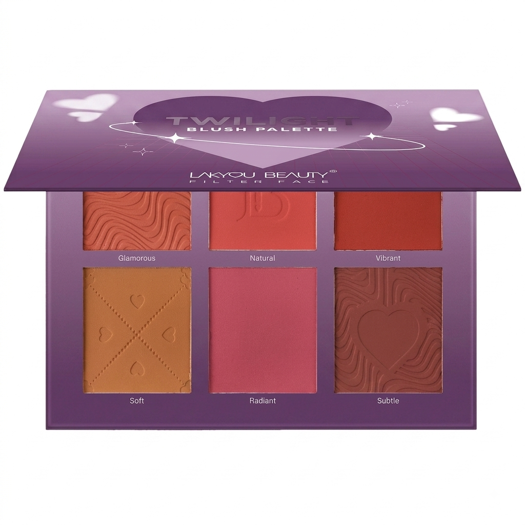 Lakyou Beauty Twilight Blush Palette 6 Shades