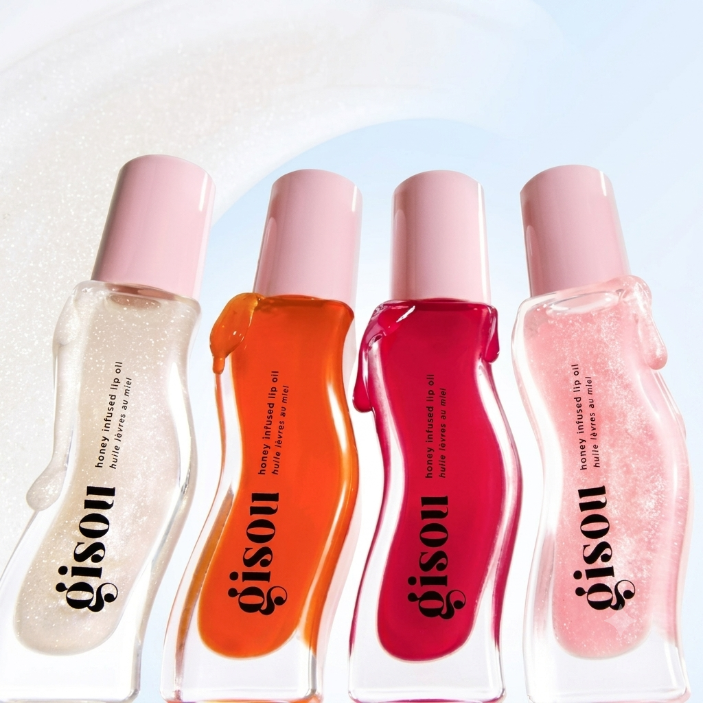 Gisou Honey Infused Hydrating Lip Oil – Coconut Frost - Image 3