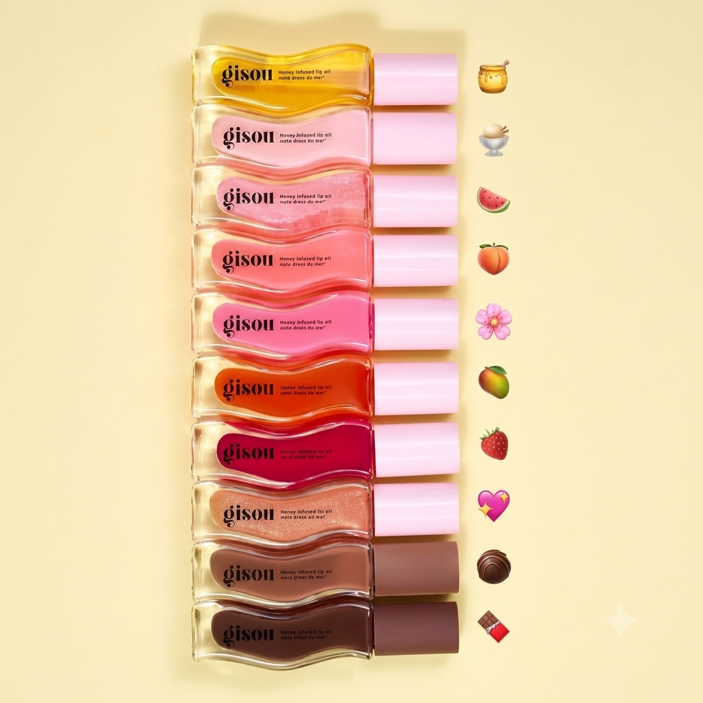 Gisou Honey Infused Hydrating Lip Oil – Coconut Frost - Image 2