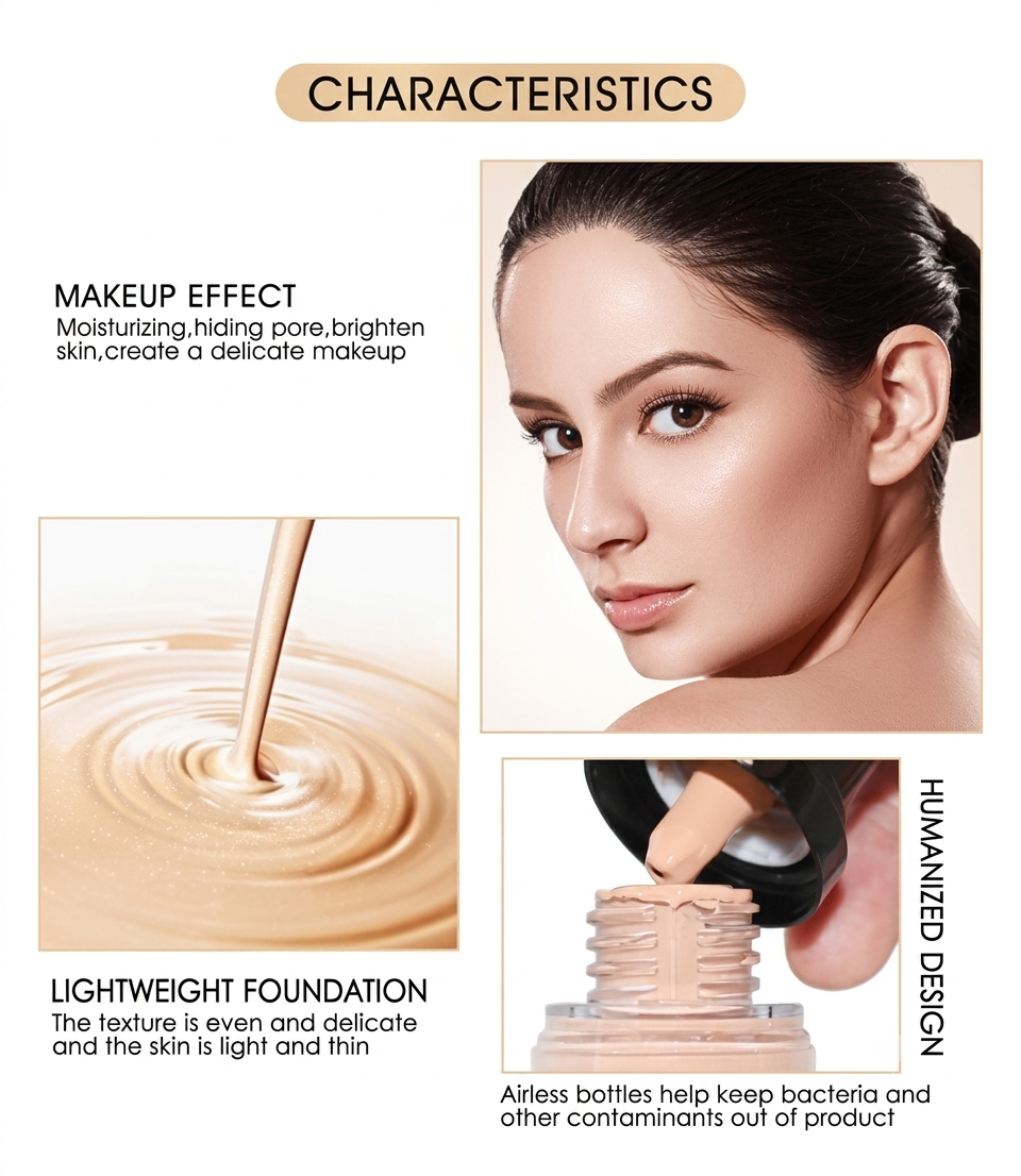 Imagic HD High Defination Foundation – 03 (30ml) - Image 2