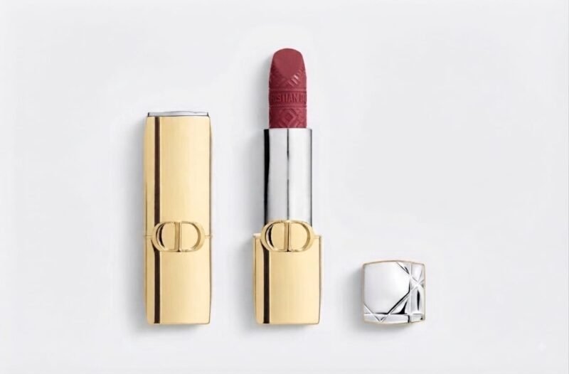Dior Rouge Lip Care Golden Case Lipstick – 777 Fahrenheit