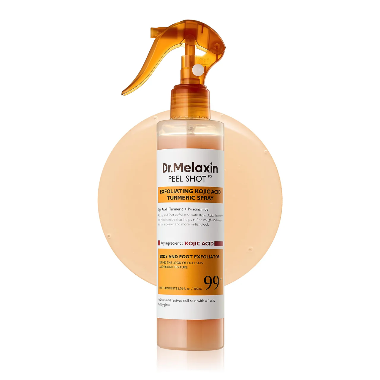 Dr.Melaxin Peel Shot Kojic Acid Turmeric Body Spray – (200ml)