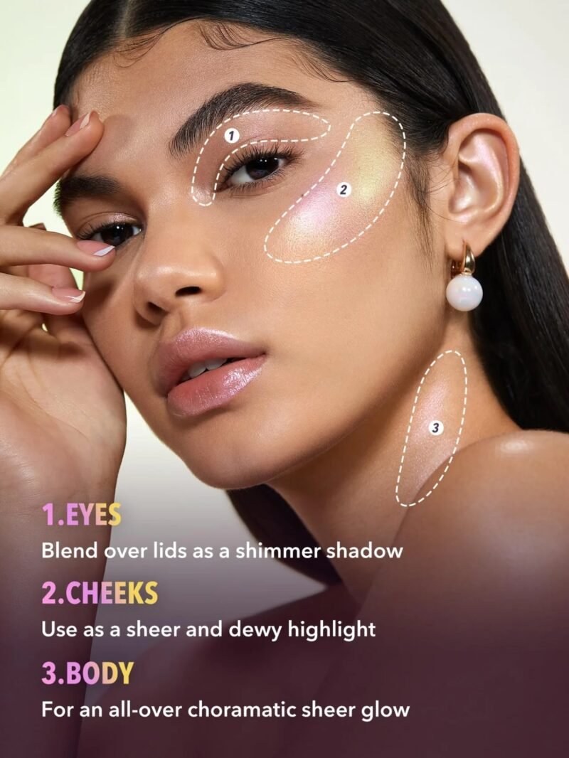 Sheglam Chroma Glow Bloom Liquid Highlighter – SOLAR FLARE - Image 4