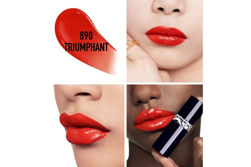 Dior Rouge Forever Liquid Lacquer Lipstick – 890 Triumphant (6ml) - Image 2